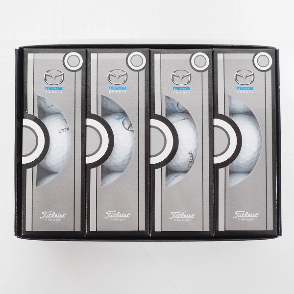 実際に弊社で買取させて頂いた【未使用/オウンネーム】Titleist/タイトリスト MAZDA/マツダ PRO V1 392 ゴルフボール ホワイト 1ダース