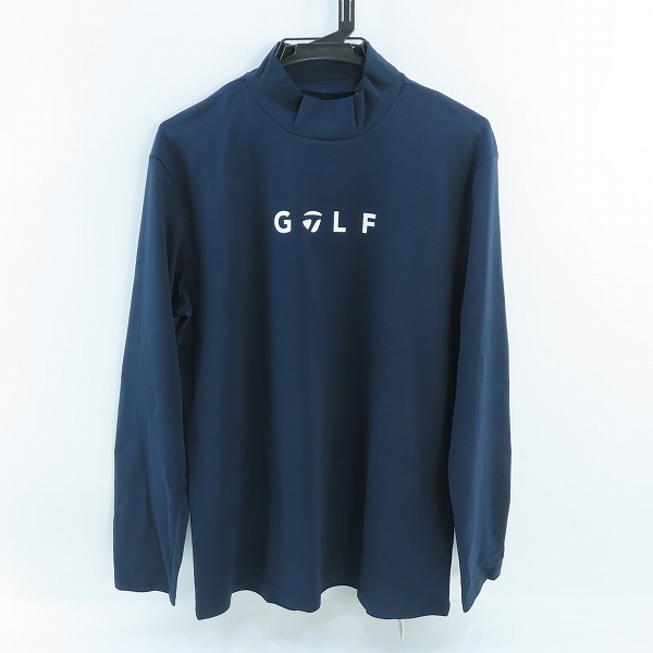 実際に弊社で買取させて頂いた【未使用】TaylorMade/テーラーメイド ストレッチ ゴルフ ロゴ モック長袖シャツ UN359/O