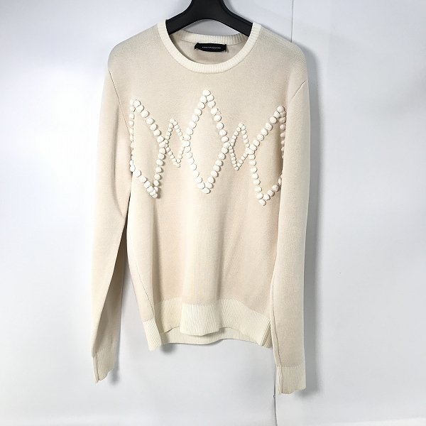 実際に弊社で買取させて頂いたKRIS VAN ASSCHE/クリスヴァンアッシュ ボンボン付きクルーネックニット 151kn103