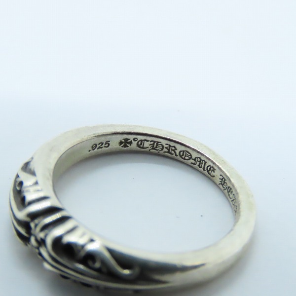 実際に弊社で買取させて頂いたCHROME HEARTS/クロムハーツ BABY CLASSIC RING ”K&T" ベビークラシック ケー＆ティーリング 11.5-12号の画像 6枚目