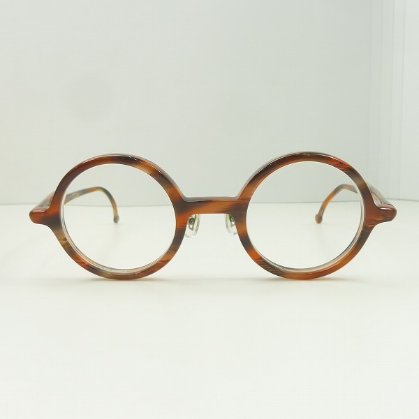 実際に弊社で買取させて頂いた白山眼鏡店/ハクサンガンキョウテン 丸型眼鏡/メガネフレーム/アイウェア
