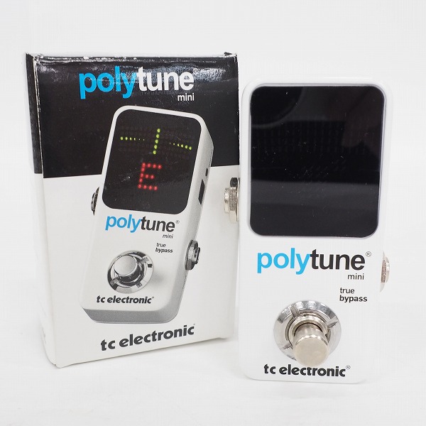 実際に弊社で買取させて頂いた【美品】tc electronic/ティーシーエレクトロニック polytune mini ペダル型 ギター/ベース用 チューナー/動作確認済 