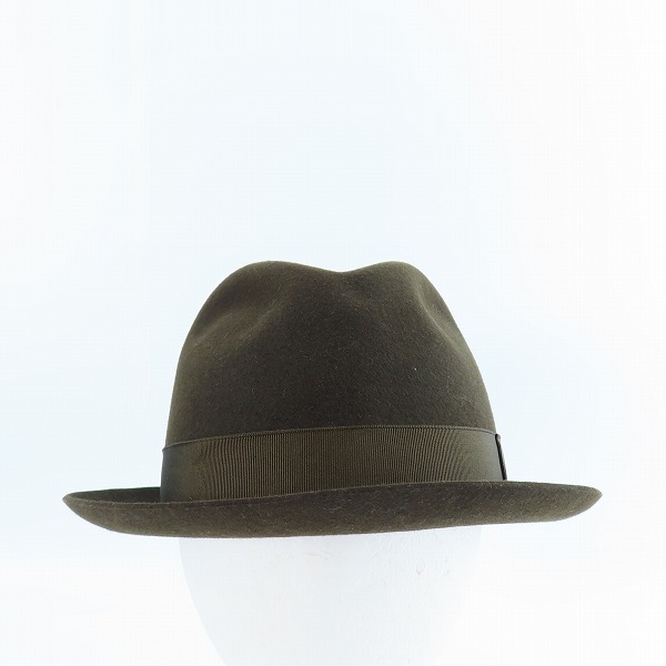 実際に弊社で買取させて頂いたBORSALINO/ボルサリーノ イタリア製 中折れハット 15122/58の画像 1枚目