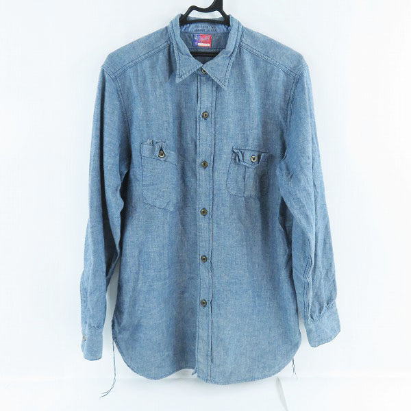 実際に弊社で買取させて頂いたSUGAR CANE×Mister Freedom/シュガーケン×ミスターフリーダム シャンブレー 長袖シャツ /L