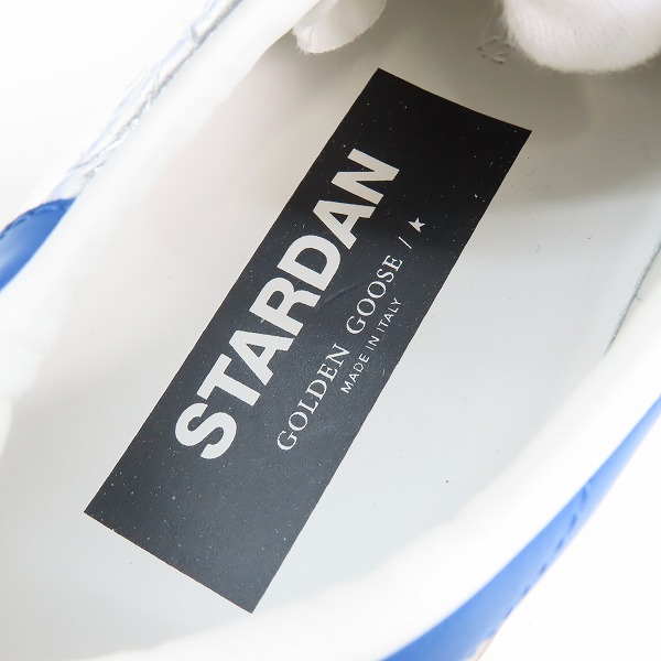 実際に弊社で買取させて頂いた【未使用】GOLDEN GOOSE/ゴールデングース STARDAN SILVER PRINTED スニーカー/42の画像 5枚目