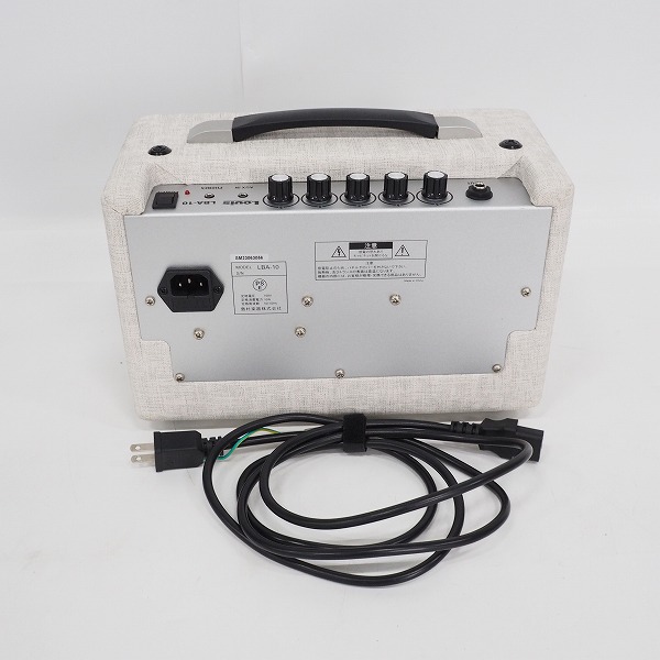 実際に弊社で買取させて頂いたLouis/ルイス LBA-10 Milkey White/ミルキーホワイト ベース用コンボアンプ 10W【動作確認済】の画像 4枚目