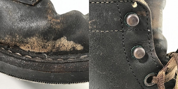 実際に弊社で買取させて頂いた【難有】WHITE'S BOOTS/ホワイツブーツ セミドレス レースアップレザーブーツ/7.5Eの画像 9枚目