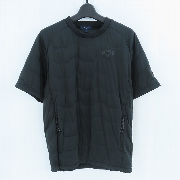 実際に弊社で買取させて頂いたCallaway/キャロウェイ ゴルフウェア 中綿プルオーバージャケット ブラック C21216103/M
