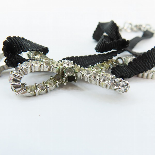 実際に弊社で買取させて頂いたChristian Dior/クリスチャンディオール リボン/ロゴ チョーカーネックレス の画像 7枚目