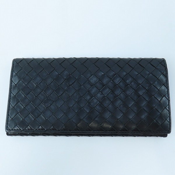 実際に弊社で買取させて頂いたBOTTEGA VENETA/ボッテガヴェネタ イントレチャート 財布/ロングウォレット/120697 V4651