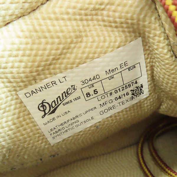 実際に弊社で買取させて頂いたDanner/ダナー Danner Light ダナーライト ブーツ 30440/8.5の画像 5枚目