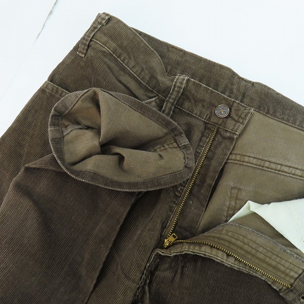 実際に弊社で買取させて頂いたLevis/リーバイス 80s ヴィンテージ 刻印3 白タブ コーデュロイパンツ 519-1529 W33 L36の画像 2枚目