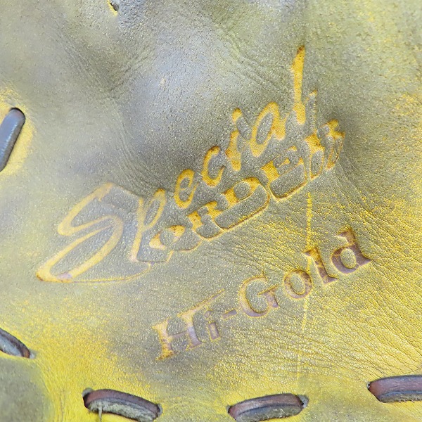 実際に弊社で買取させて頂いたHi-Gold/ハイゴールド Special Order 硬式 右投げ 内野手用 グローブ SKG-215の画像 3枚目