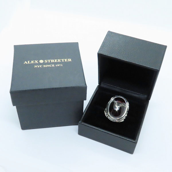 実際に弊社で買取させて頂いたALEX STREETER/アレックスストリーター BAPHOMET RING RED/バフォメット リング レッド/14号の画像 9枚目