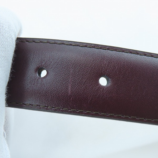 実際に弊社で買取させて頂いたREGAL/リーガル レザーベルトブラウンの画像 6枚目