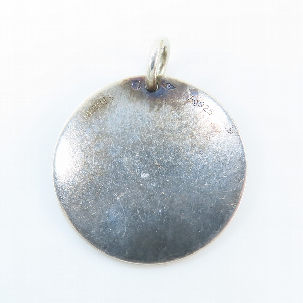 実際に弊社で買取させて頂いたHERMES/エルメス エクスリブリス コイン チャーム/ペンダントトップ の画像 2枚目