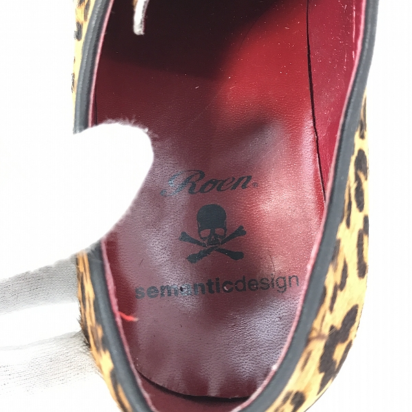 実際に弊社で買取させて頂いた【おまとめ】Roen×semantic design/ロエン×セマンティックデザイン ドレスシューズ/サイドジップシューズ/スリッポン 他の画像 1枚目