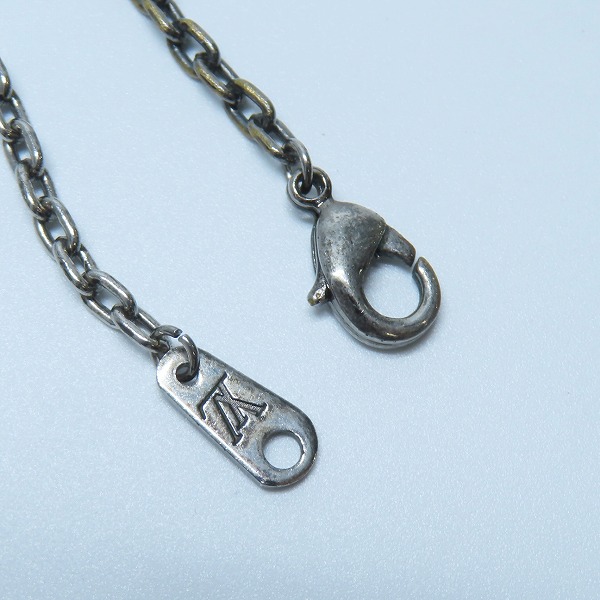 実際に弊社で買取させて頂いたLOUIS VUITTON/ルイヴィトン PENDANT CHAIN LV NECKLACE ネックレス M00317の画像 5枚目
