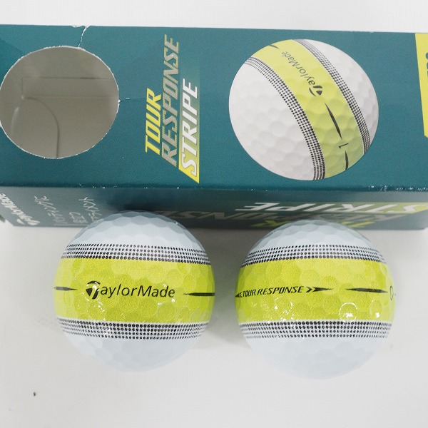 実際に弊社で買取させて頂いた【未使用】TaylorMade/テーラーメイド Tour Response STRIPE/ツアーレスポンス ゴルフボール 3スリーブ/計9個の画像 1枚目