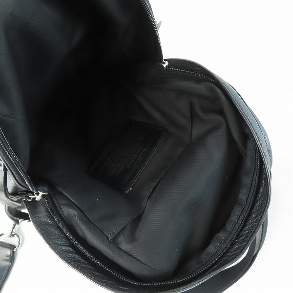 実際に弊社で買取させて頂いたCOACH/コーチ レザー ショルダーバッグ E1293-70617の画像 4枚目