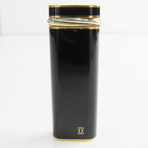 実際に弊社で買取させて頂いた(1)Cartier/カルティエ ガスライター ブラック×ゴールド