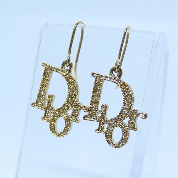 実際に弊社で買取させて頂いたDior/ディオール ロゴデザイン ストーン ピアス