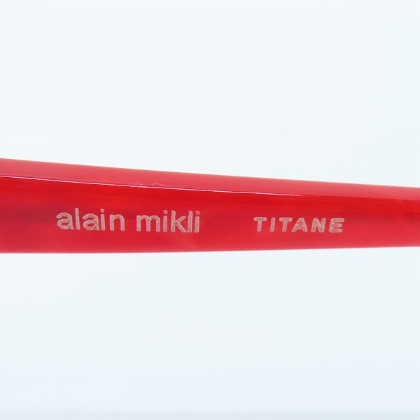 実際に弊社で買取させて頂いたalain mikli/アランミクリ チタン フレーム  サングラス/アイウェア A0658-14の画像 4枚目