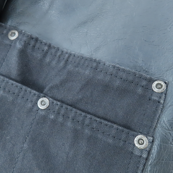 実際に弊社で買取させて頂いたeYe JUNYA WATANABE MAN×VANSON/ジュンヤワタナベ×バンソンン レザージャケット WO-J915 Sの画像 5枚目