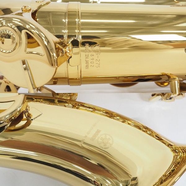 実際に弊社で買取させて頂いた★【美品】YAMAHA/ヤマハ YTS-275 テナーサックス ゴールドラッカー 日本製 ハードケース付の画像 3枚目