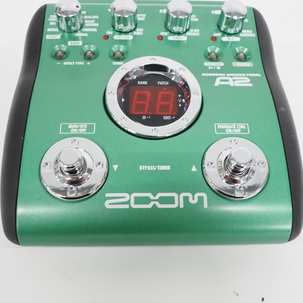 実際に弊社で買取させて頂いたZOOM/ズーム A2 Acoustic Effects Pedal アコースティックギター用 マルチエフェクター【動作確認済】の画像 1枚目