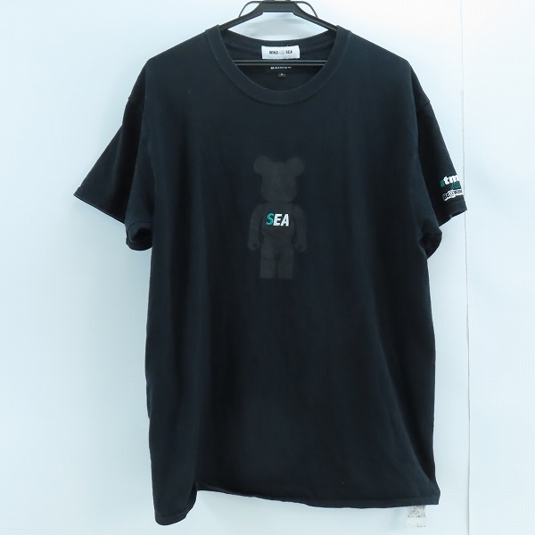 実際に弊社で買取させて頂いたWIND AND SEA × BE@RBRICK x atmos/ウィンダンシー×ベアブリック×アトモス 半袖 Tシャツ ABW-21001/L