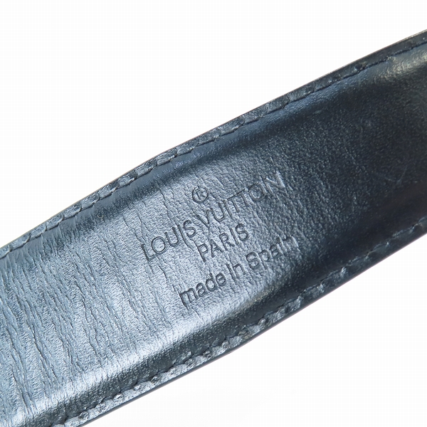 実際に弊社で買取させて頂いたLOUIS VUITTON/ルイヴィトン タイガ サンチュール レザーベルトの画像 4枚目