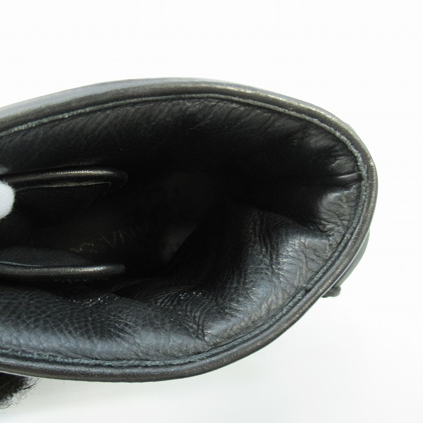 実際に弊社で買取させて頂いたKRISVANASSCHE/クリスヴァンアッシュ ベルクロ ハイカットスニーカー ブラック/42の画像 4枚目