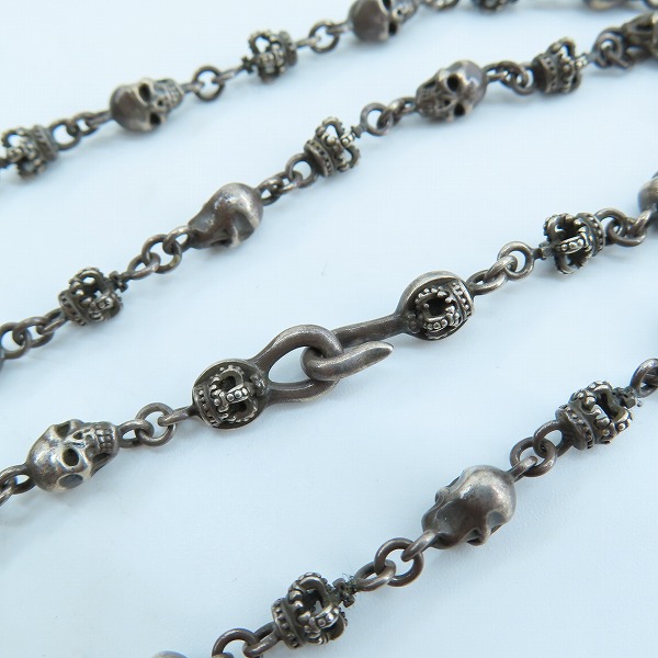 実際に弊社で買取させて頂いたJustin Davis/ジャスティンデイビス SKULL DIVINE/スカルディバイン チェーン SNJ126/50cm