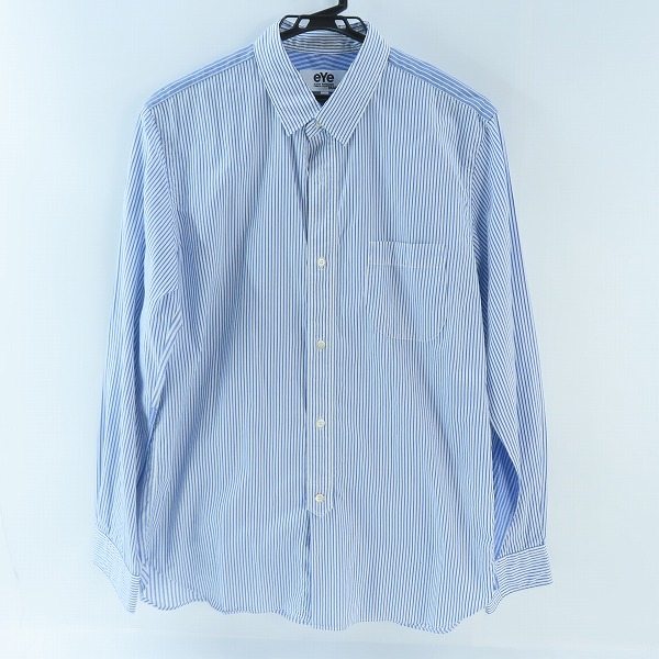 実際に弊社で買取させて頂いたeYe JUNYA WATANABE MAN/アイジュンヤ ワタナベマン AD2019 ストライプシャツ WD-B908/M