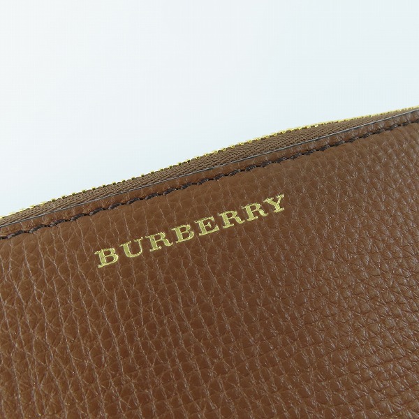 実際に弊社で買取させて頂いたBURBERRY/バーバリー ハウスチェック ラウンド ファスナー 長財布/ロングウォレット 3975338の画像 5枚目