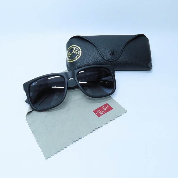 実際に弊社で買取させて頂いたRay-Ban/レイバン JUSTIN/ジャスティン サングラス/アイウェア RB4165-F 622/8Gの画像 9枚目