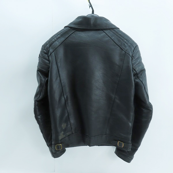 実際に弊社で買取させて頂いたLewis Leathers/ルイスレザー GENUINE HIDE 80s ヴィンテージ ライダース/38の画像 1枚目