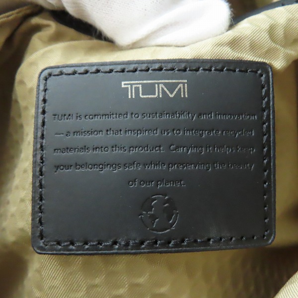 実際に弊社で買取させて頂いたTUMI/トゥミ Alpha Bravoトランスポート・パック 232700OLVGの画像 4枚目