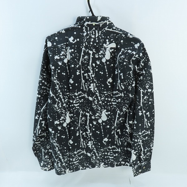 実際に弊社で買取させて頂いたA BATHING APE/アベイジングエイプ ペンキ柄 長袖シャツ /Mの画像 1枚目
