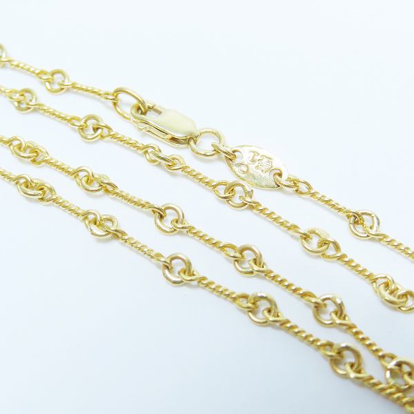 実際に弊社で買取させて頂いたCHROME HEARTS/クロムハーツ 22K NECKCHAIN T20/ツイストチェーン 20インチ