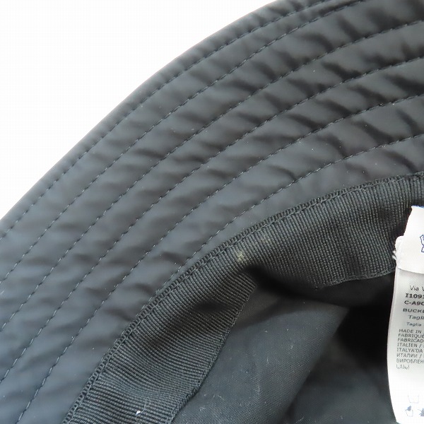 実際に弊社で買取させて頂いた【JPタグ】MONCLER/モンクレール ナイロン ハット バケット I10913B00003/Lの画像 8枚目
