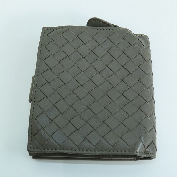 実際に弊社で買取させて頂いたBOTTEGA VENETA/ボッテガヴェネタ イントレチャート ラウンドジップコインケース付き コンパクト財布 の画像 1枚目