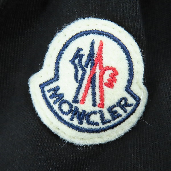 実際に弊社で買取させて頂いた【JPタグ】MONCLER/モンクレール ネックロゴ Ｔシャツ ブラック H20918C00040/Mの画像 8枚目