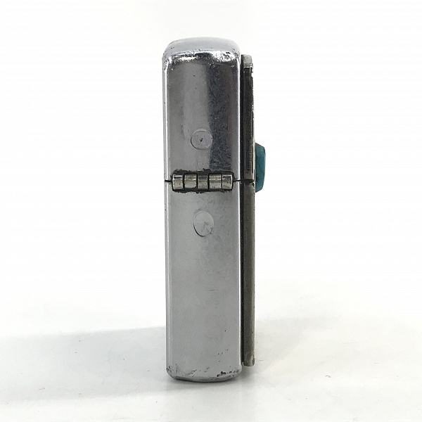 実際に弊社で買取させて頂いたZIPPO/ジッポー HARLEY DAVIDSON MOTORCYCLES/ハーレーダビッドソン ターコイズ メタルプレート/2003年製の画像 3枚目