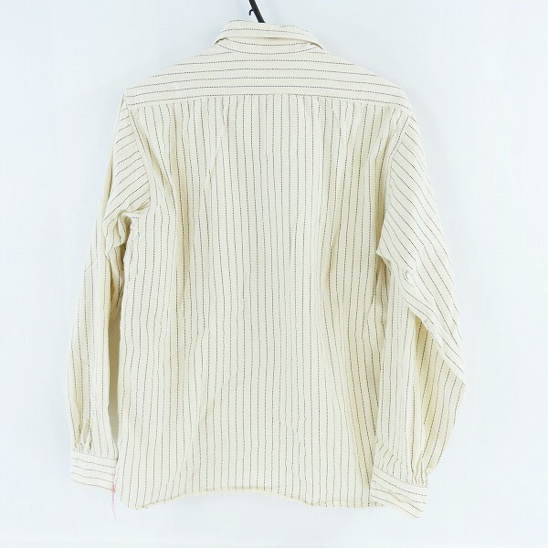 実際に弊社で買取させて頂いたSUGAR CANE/シュガーケーン ドットストライプ柄 長袖シャツ SC27076 /Lの画像 1枚目