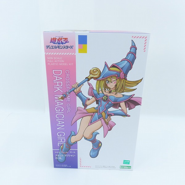 実際に弊社で買取させて頂いた【未組立】KOTOBUKIYA/コトブキヤ クロスフレーム・ガール 遊戯王デュエルモンスターズ ブラック・マジシャン・ガール 