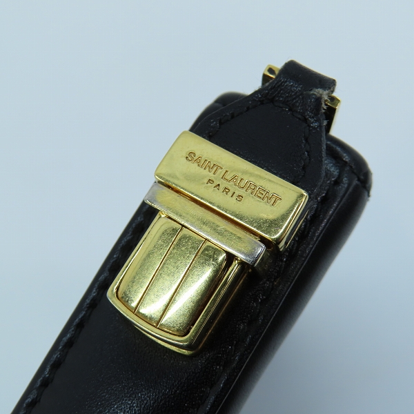 実際に弊社で買取させて頂いたSAINT LAURENT/サンローラン ラウンドジップ クラッチバッグの画像 5枚目