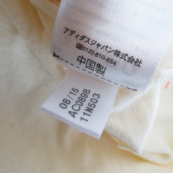 実際に弊社で買取させて頂いたReebok×MAISON KITSUNE/リーボック×メゾンキツネ ベースボーツTシャツ AC0898/Mの画像 6枚目