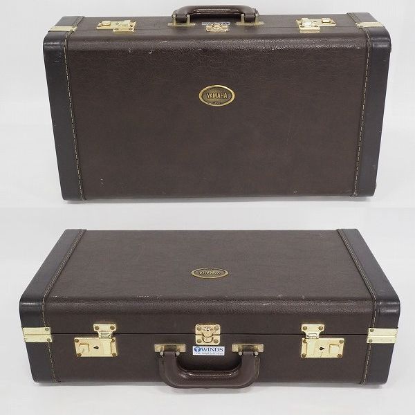 実際に弊社で買取させて頂いた★YAMAHA/ヤマハ CUSTOM YTR-800/YTR800 トランペット ゴールドｘシルバー ハードケース付の画像 9枚目